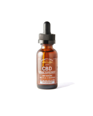 Spearmint 5000 mg CBD Tincture 🌿🌿 - Hemptown Naturals