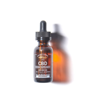 Spearmint 5000 mg CBD Tincture 🌿🌿 - Hemptown Naturals