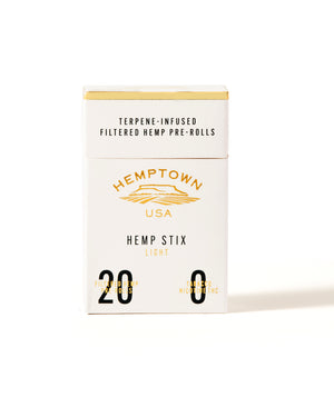 Premium Light CBD/CBG Hemp Stix - Hemptown Naturals