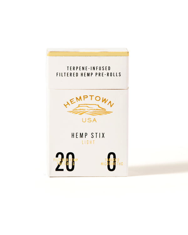 Premium Light CBD/CBG Hemp Stix - Hemptown Naturals