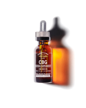 Mandarin Orange 5000 mg CBG Tincture 🍊🍊 - Hemptown Naturals