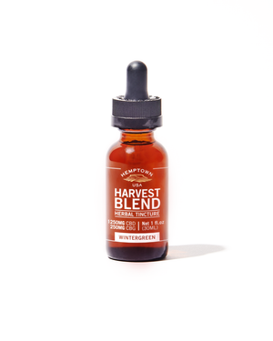 Harvest Blend Wintergreen 1250 mg CBD + 250 mg CBG Tincture ❄️ - Hemptown Naturals