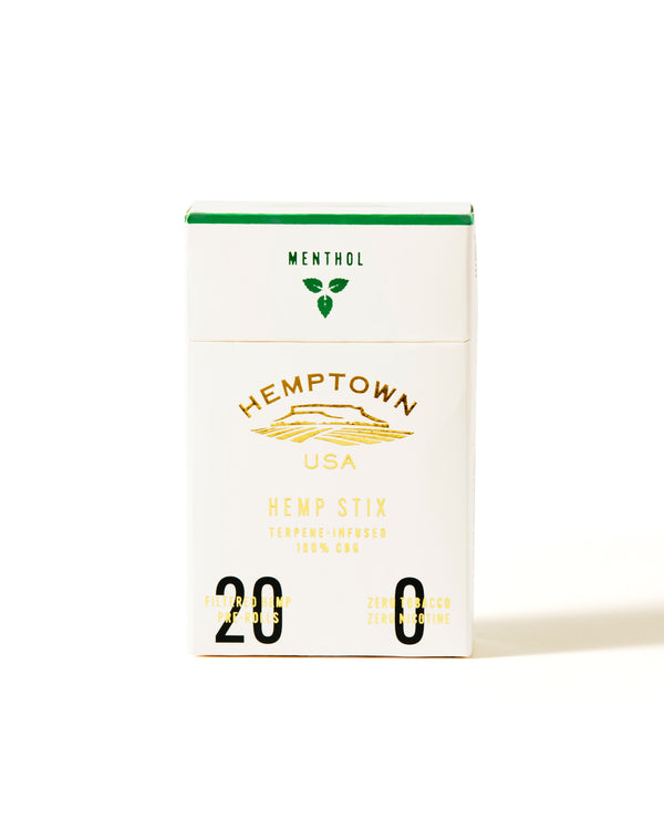 Premium Menthol CBG Hemp Stix